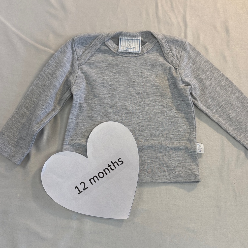 Duck Duck Goose - Cozy Grey Long Sleeve Kids Tee